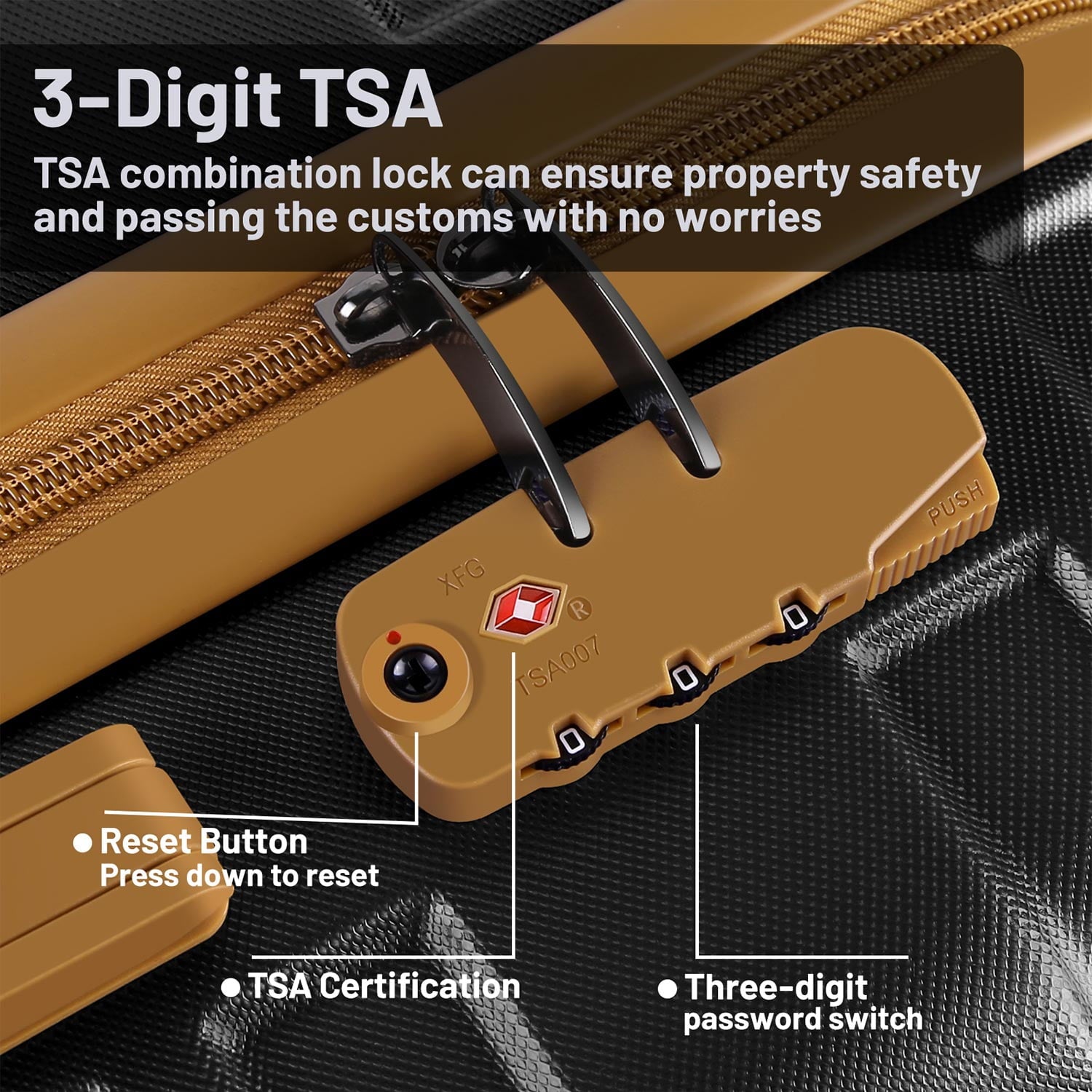 Carry on Luggage, 20 in Carry-on Suitcase with Spinner Wheels，Hardside Expandable Luggage 3PCS Set with TSA Lock